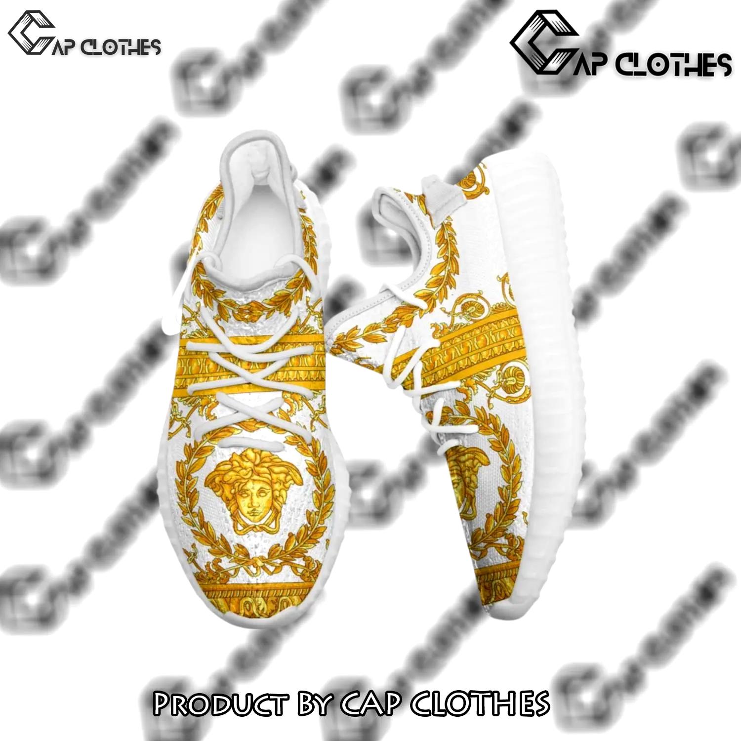 Buy gianni versace white gold yeezy boost shoes sport sneakers best for men women 46 yzes - cc-ys-553724