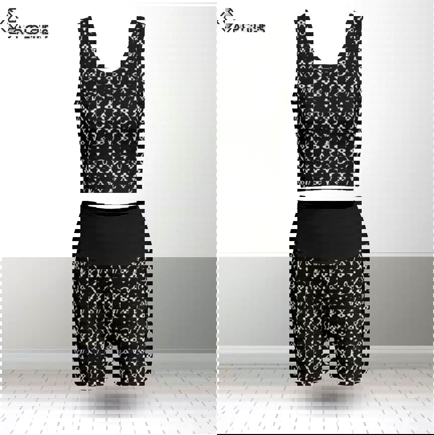 Louis vuitton summer women sport bra yoga set running outfit sby1003