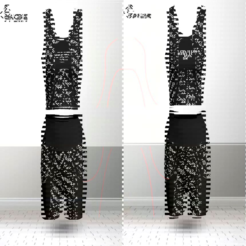 Louis vuitton summer women sport bra yoga set running outfit sby1005