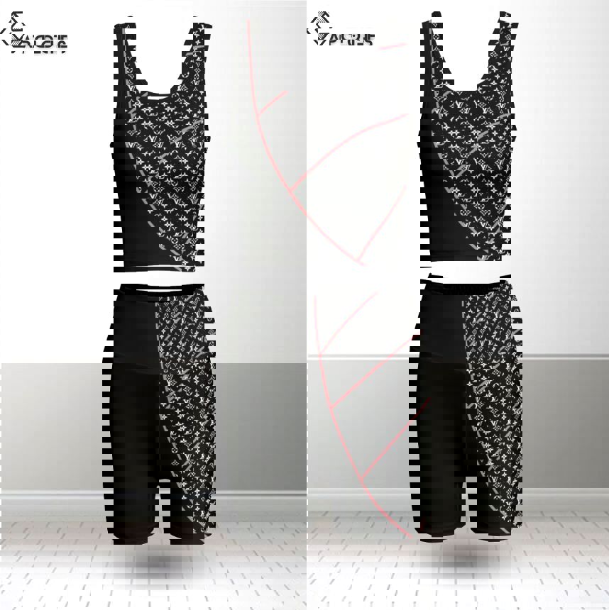 Louis vuitton summer women sport bra yoga set running outfit sby1006