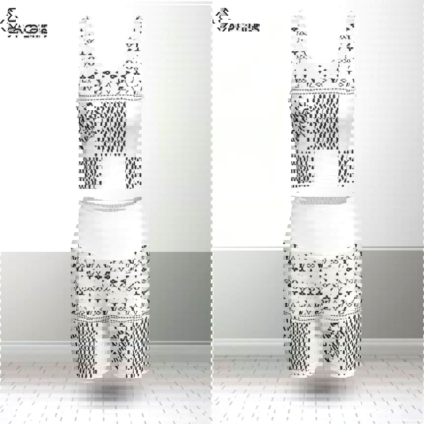 Louis vuitton summer women sport bra yoga set running outfit sby1011