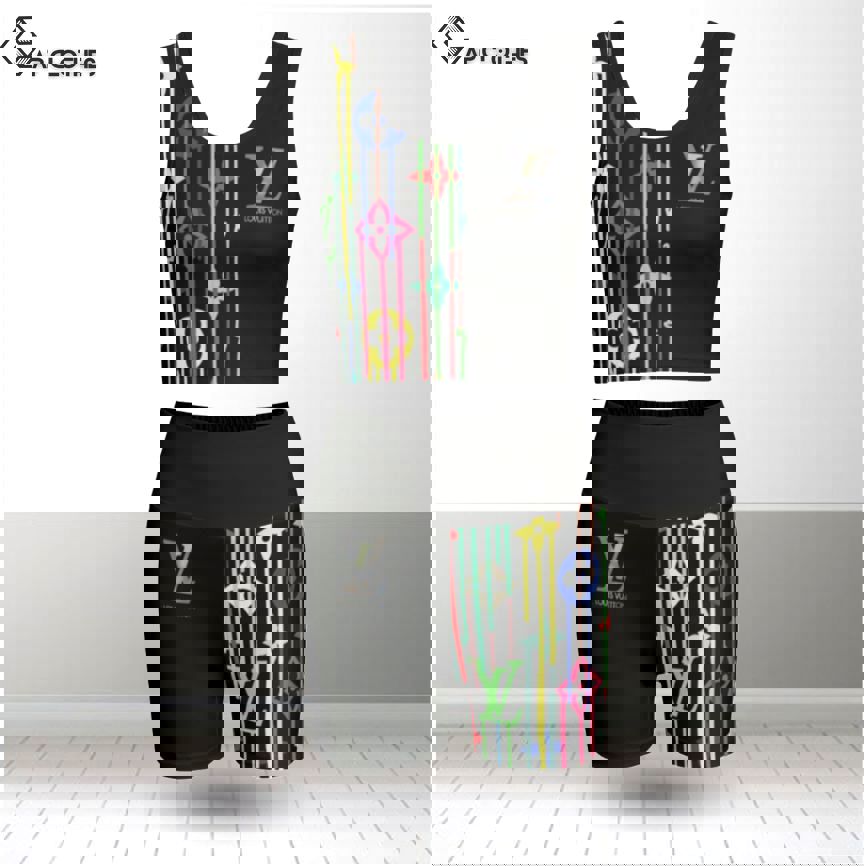 Louis vuitton summer women sport bra yoga set running outfit sby1016