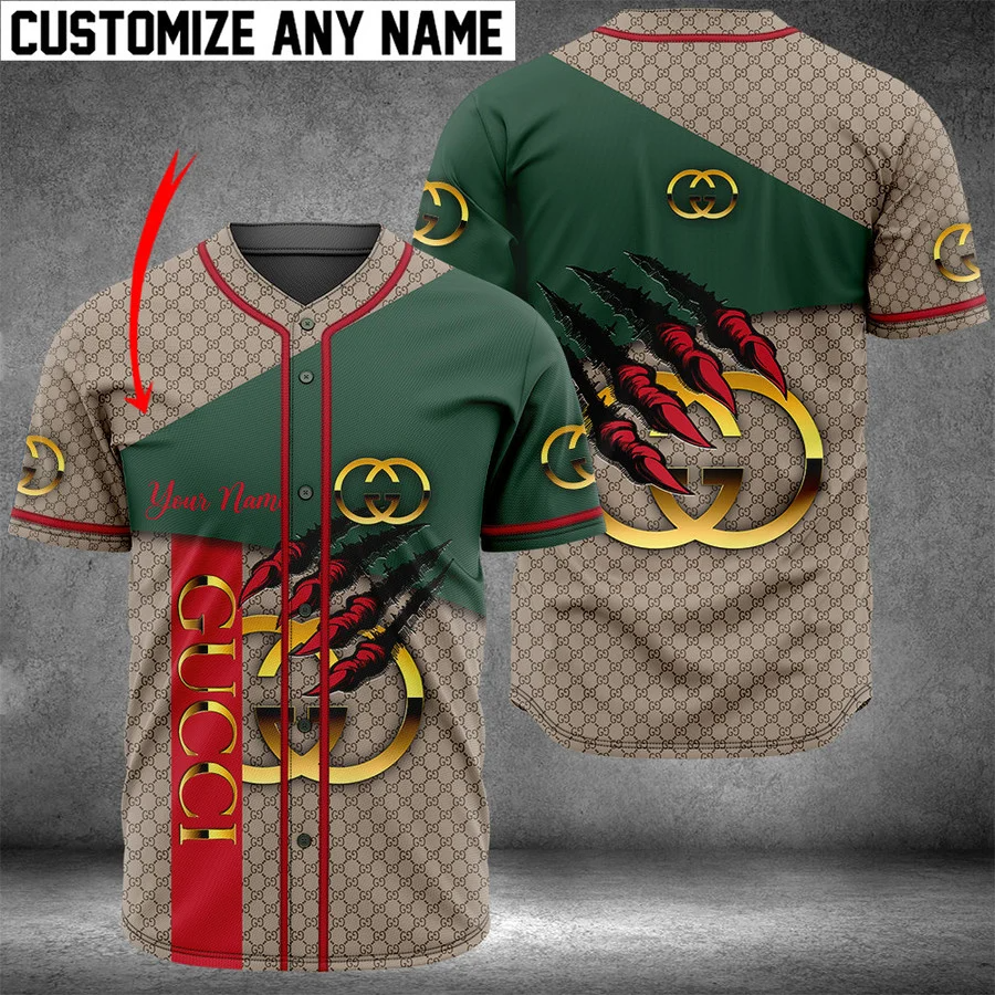 Buy personalized gucci baseball jersey shirt luxury clothing clothes sport outfit for men women 31 mte