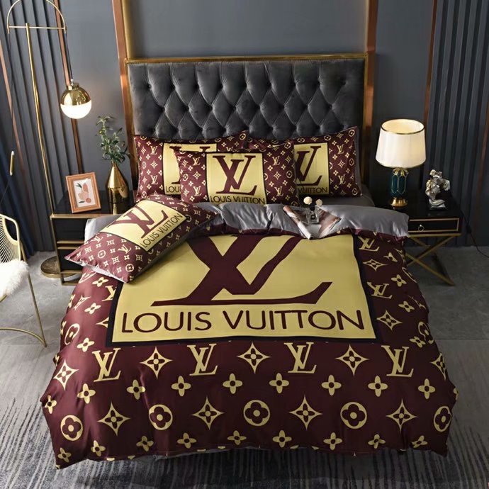 Louis vuitton bedding sets model 106 luxury brand bedding set duvet