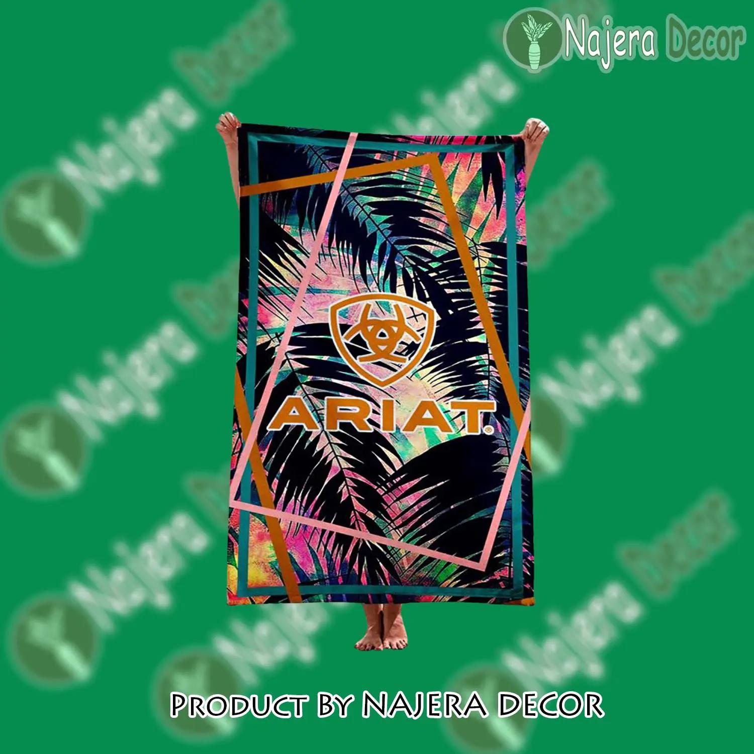 Ariat soft cotton bath large beach towel for women - nd-bt-843719