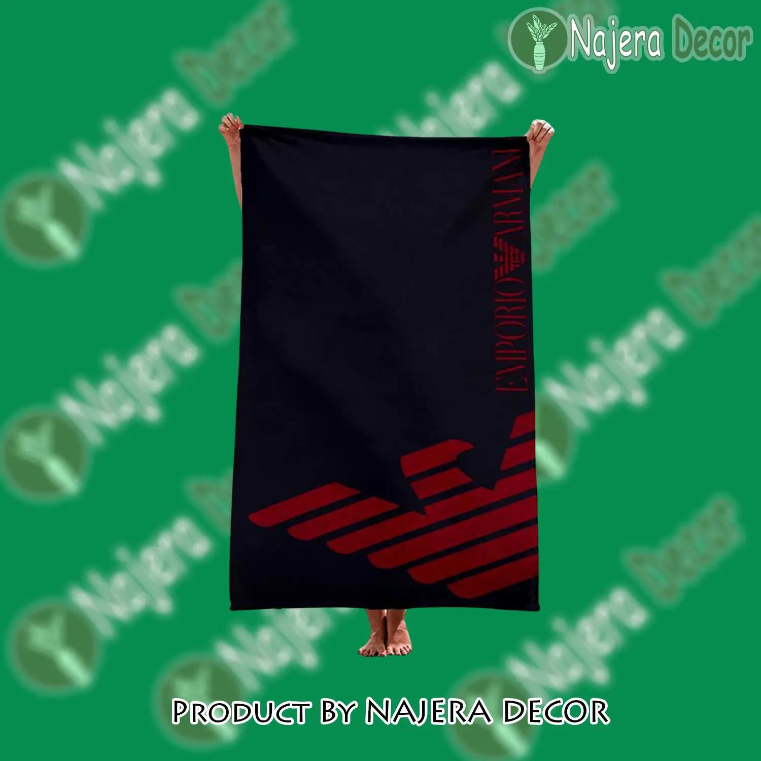 Armani soft cotton bath large beach towel for women - nd-bt-811577