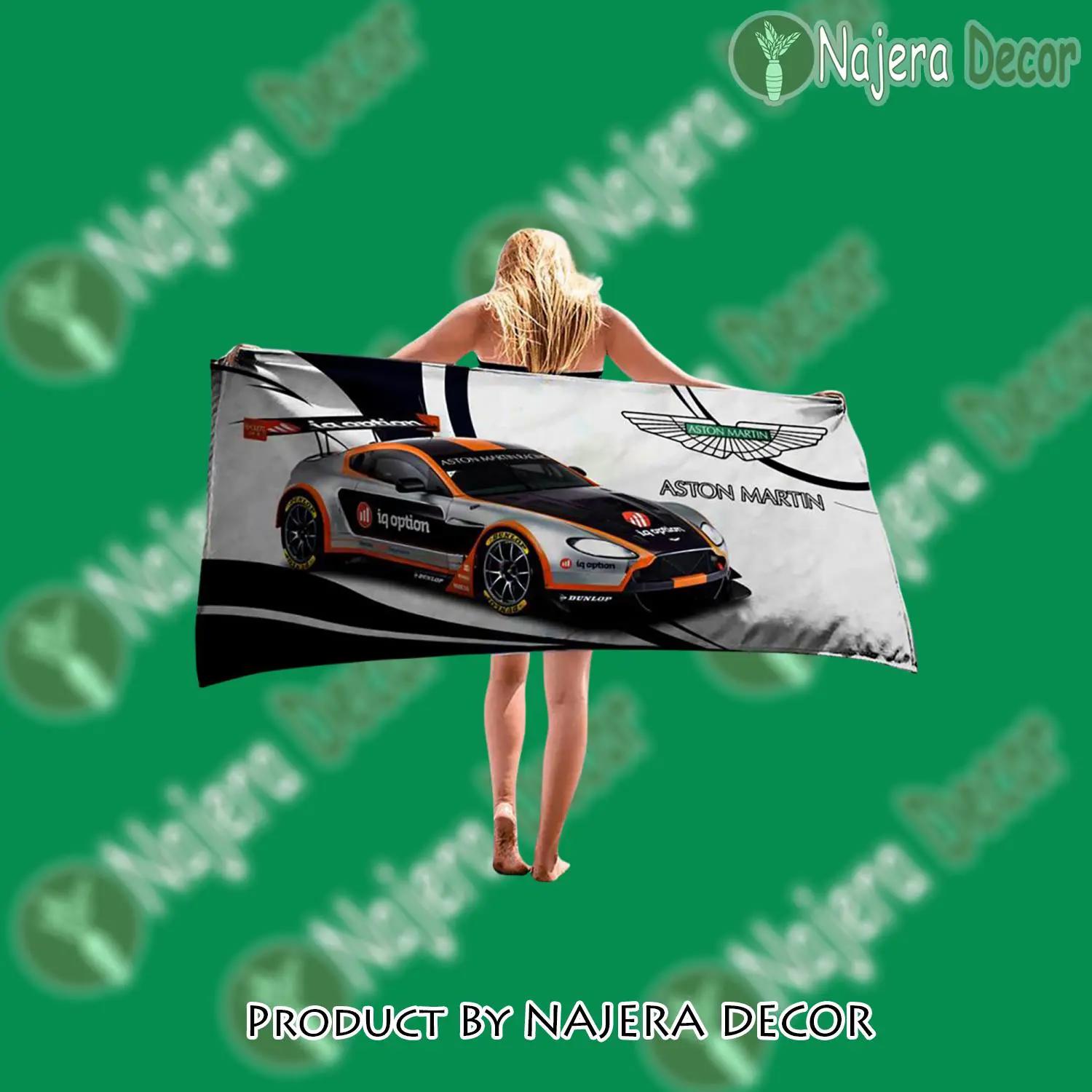 Aston martin soft cotton bath large beach towel for women - nd-bt-625543