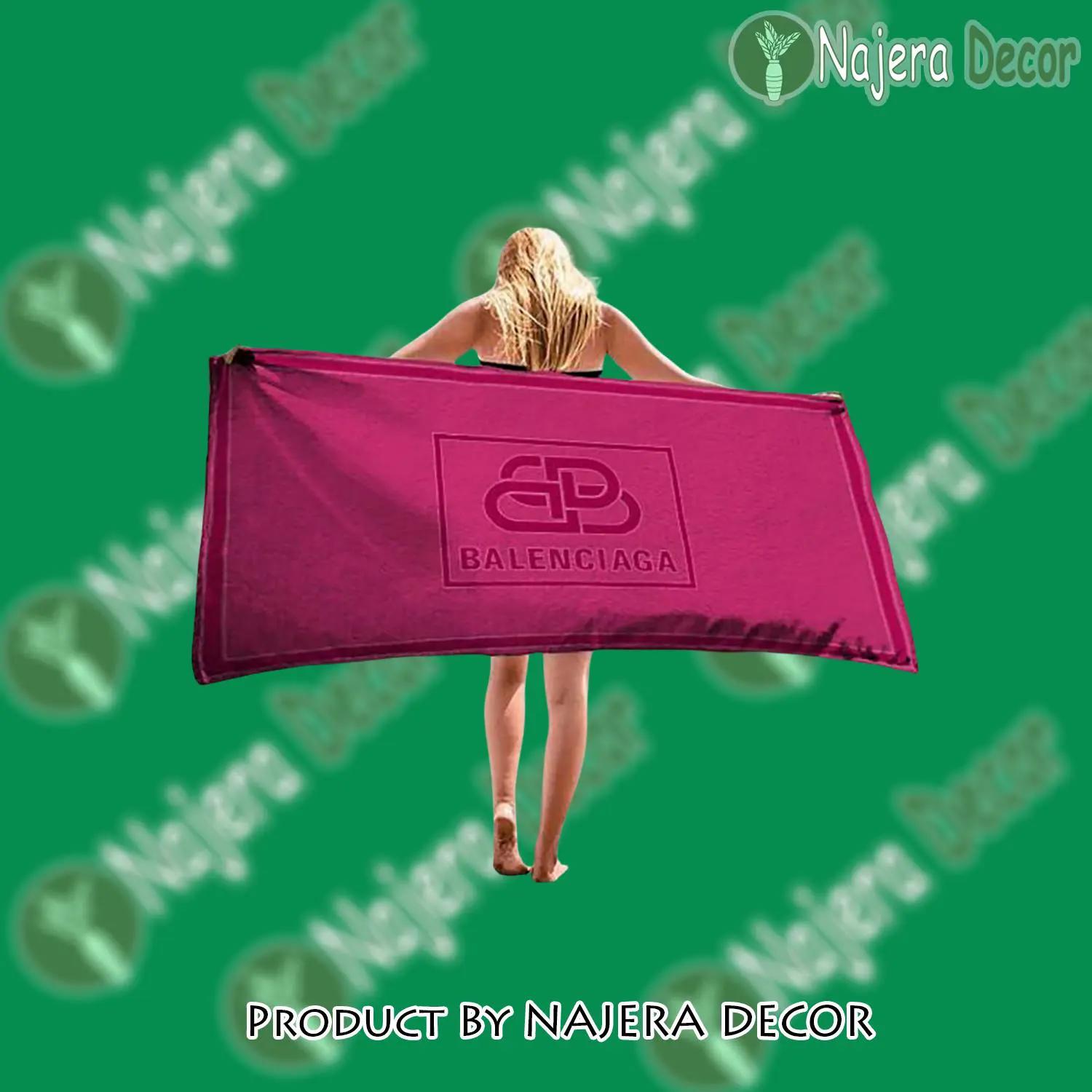 Balenciaga quick drying beach towel hot 2023 item-super absorbent bath towel - nd-bt-913528