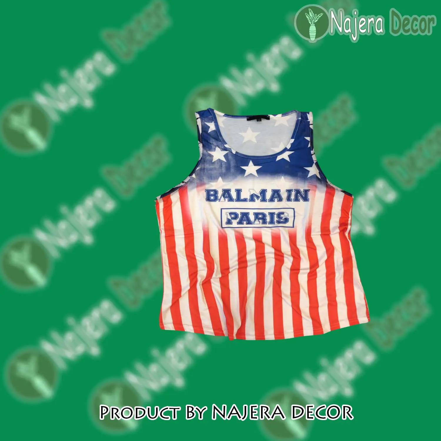 Balmain luxury tank top for men ndttfm26210339