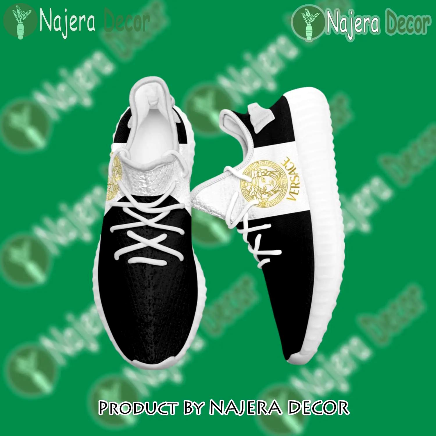 Buy gianni versace black white yeezy boost shoes sport sneakers best for men women 45 yzes - nd-ys-964260