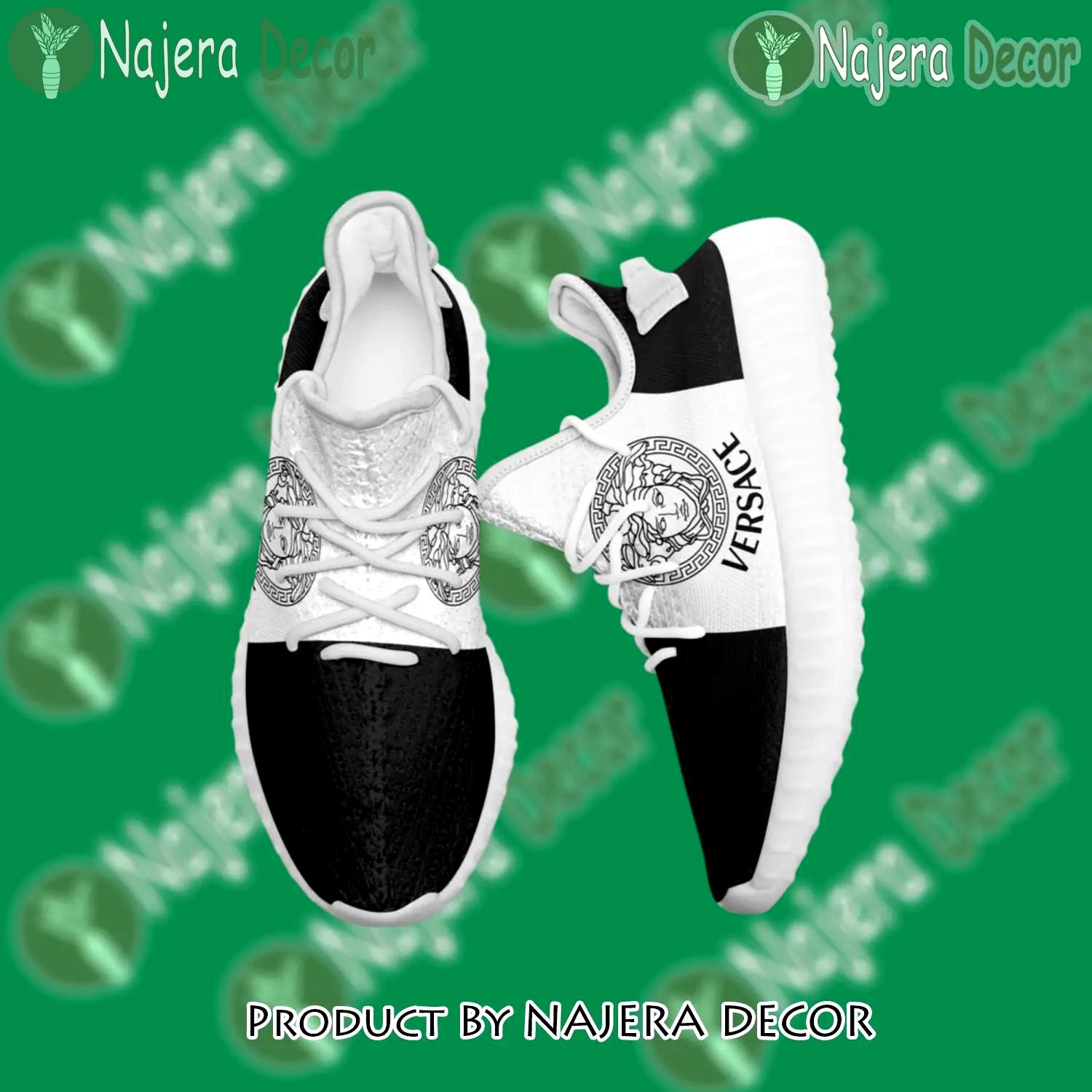Buy gianni versace black white yeezy boost shoes sport sneakers best for men women 56 yzes - nd-ys-710060