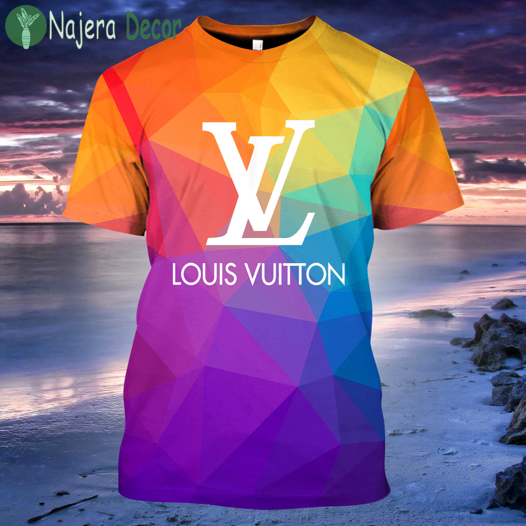 Limited edition louis vuitton t shirts 3d unisex  – ksps-00000078