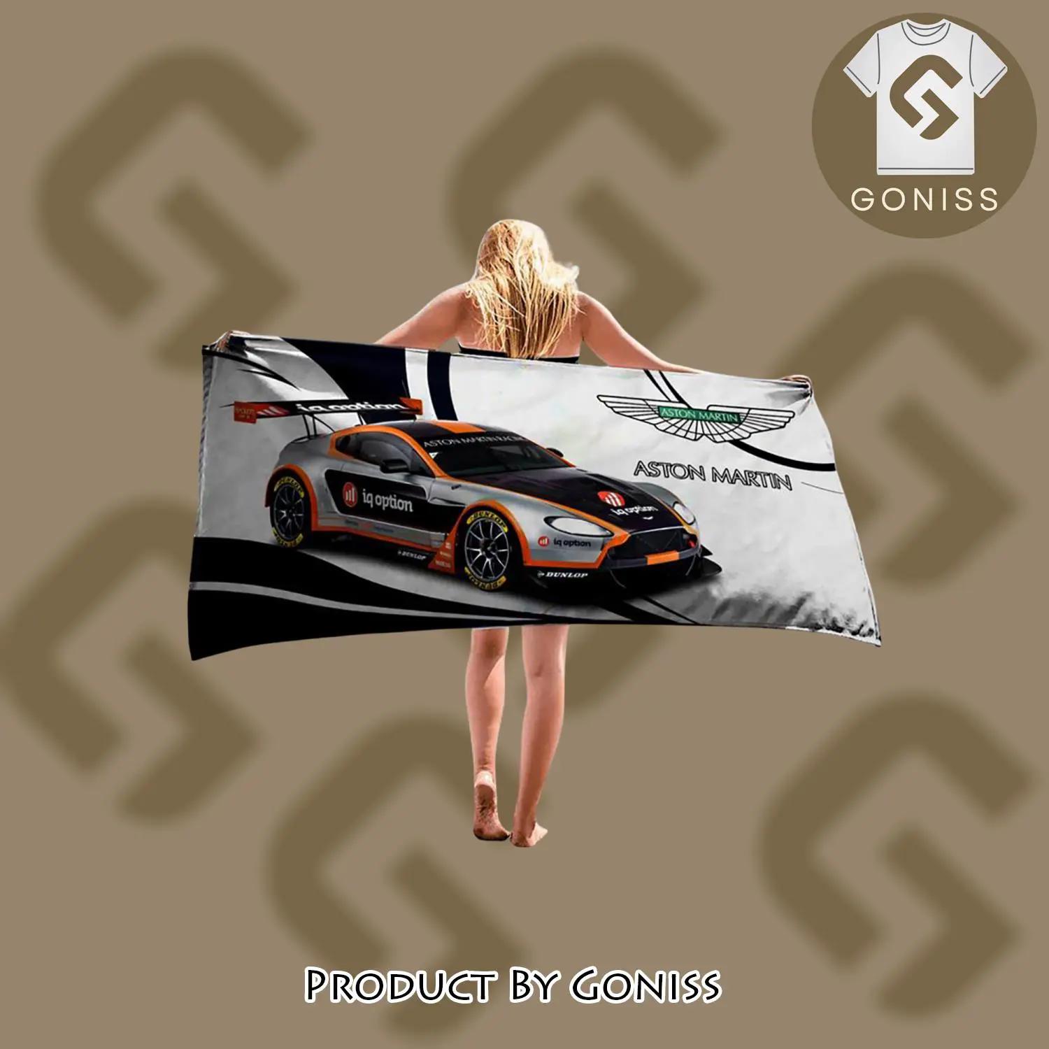 Aston martin soft cotton bath large beach towel for women - gn-bt-991776