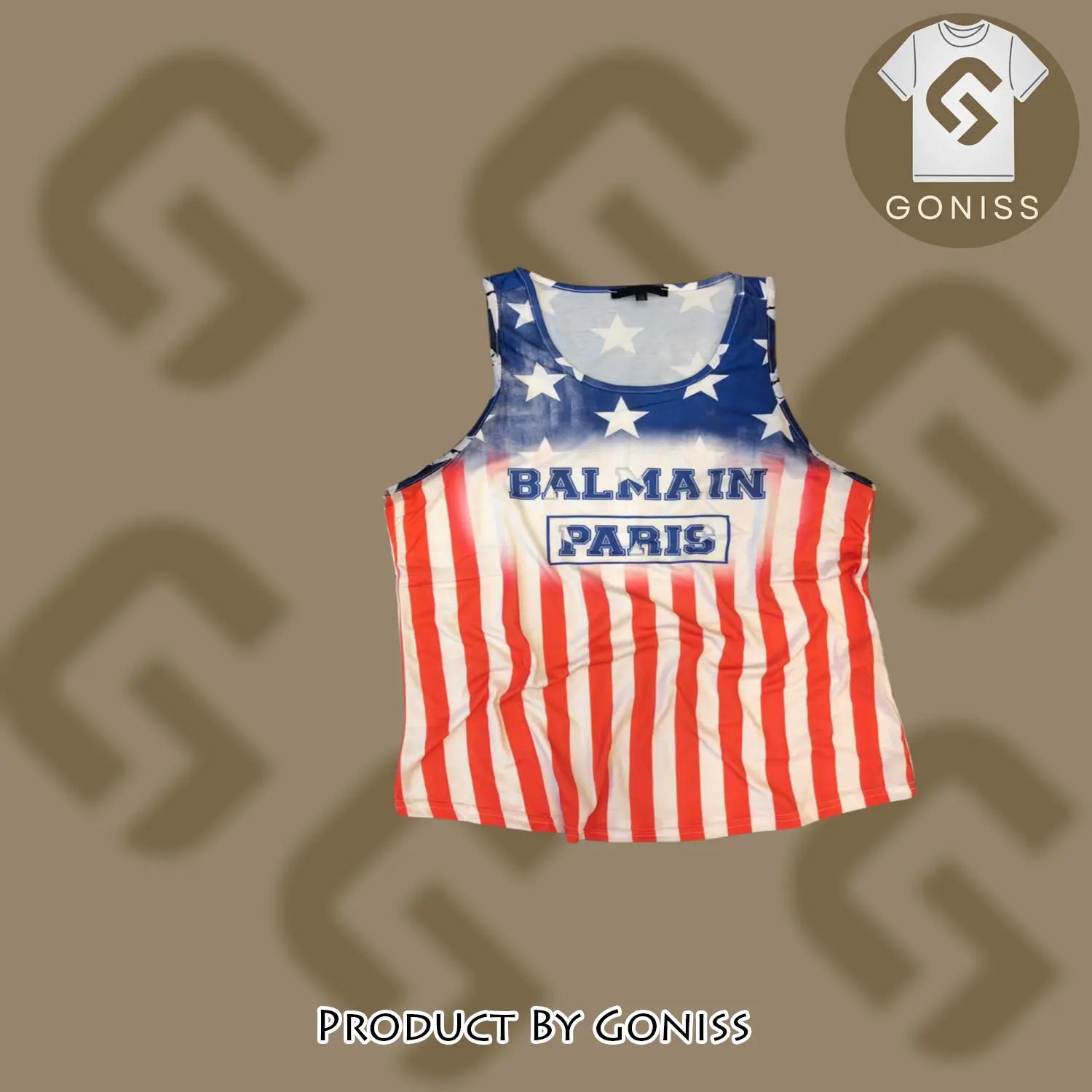 Balmain luxury tank top for men gnttfm26210339