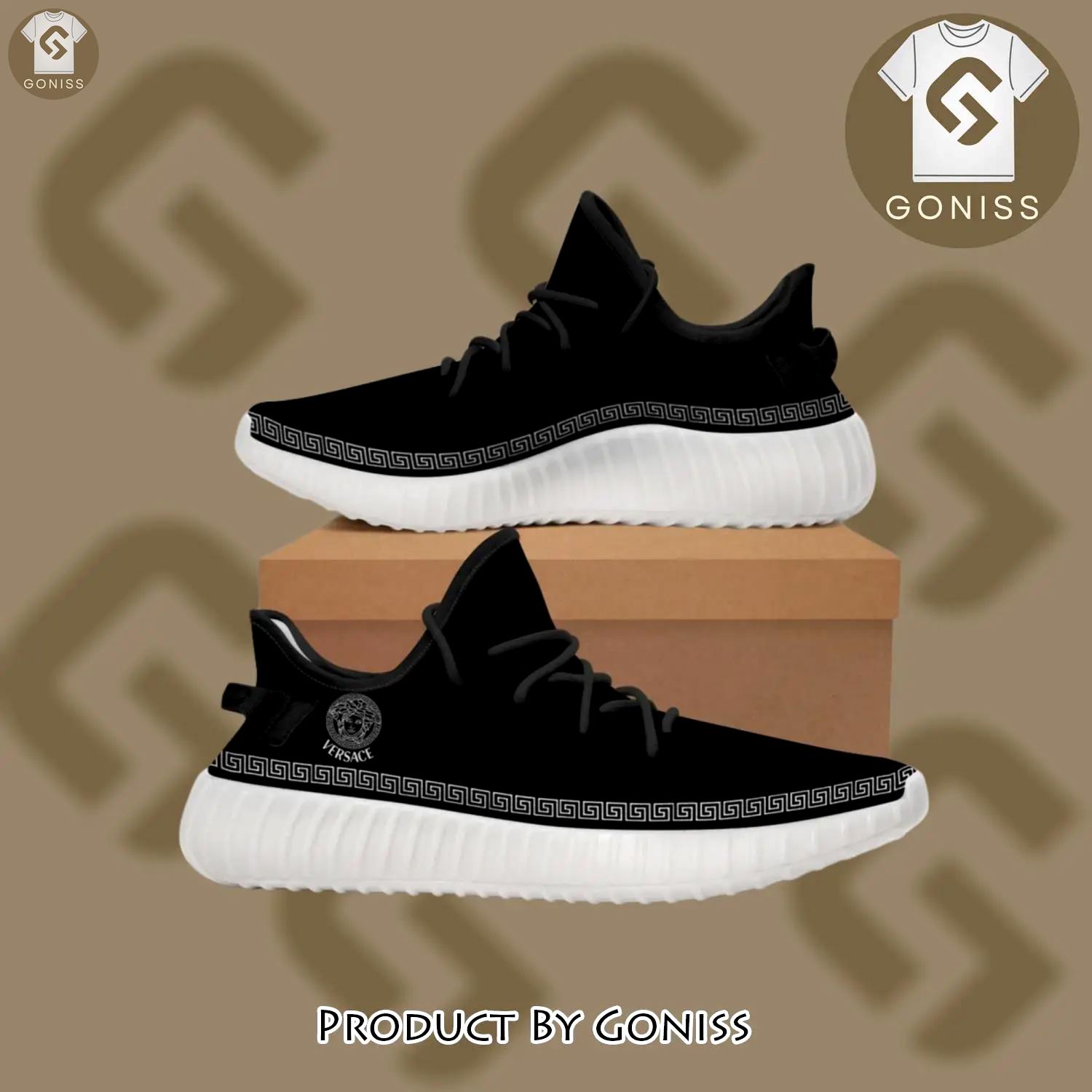 Buy gianni versace black white yeezy boost shoes sport sneakers best for men women 51 yzes - gn-ys-943009