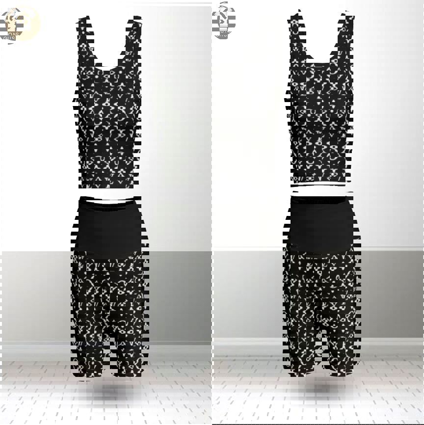 Louis vuitton summer women sport bra yoga set running outfit sby1003