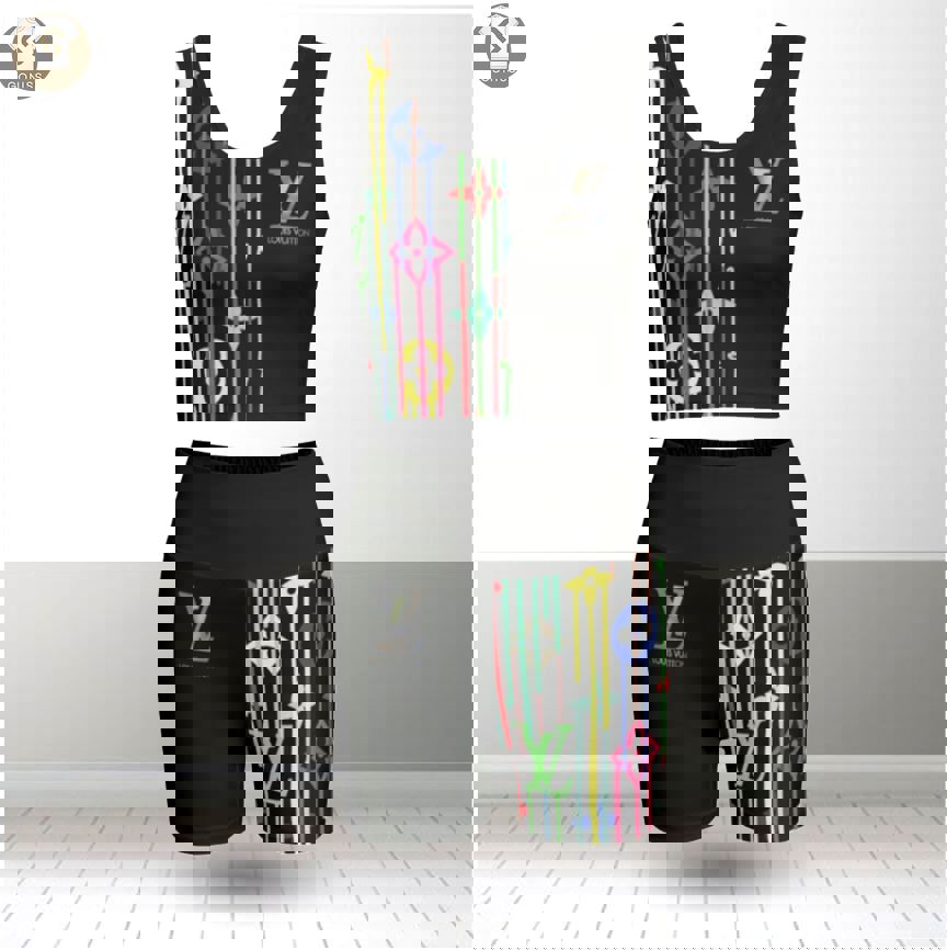 Louis vuitton summer women sport bra yoga set running outfit sby1016