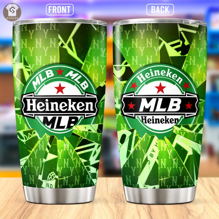 Mlb heineken stainless steel tumbler 20oz/30oz