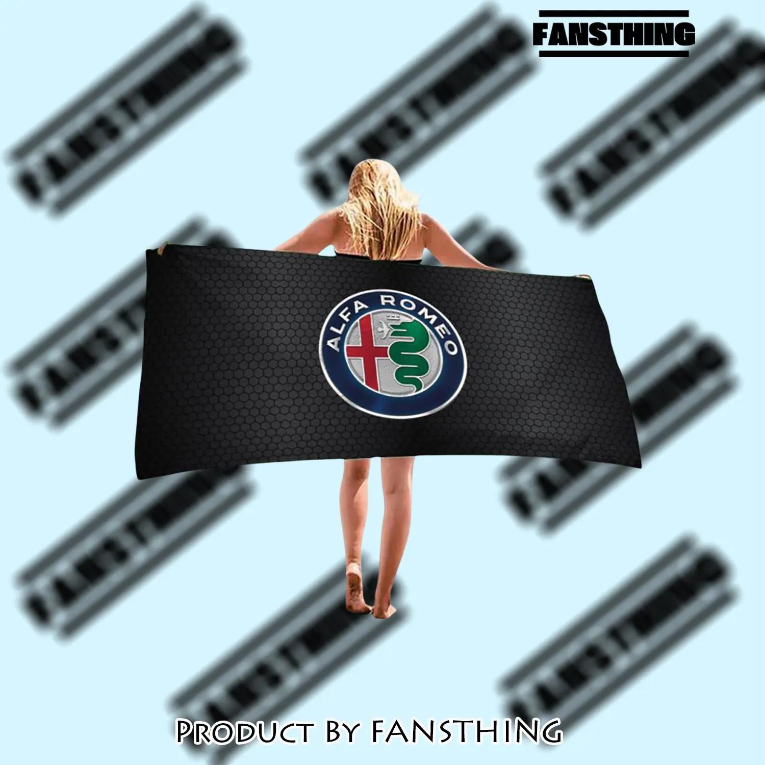 Alfa romeo soft cotton bath large beach towel for women - fst-bt-342120