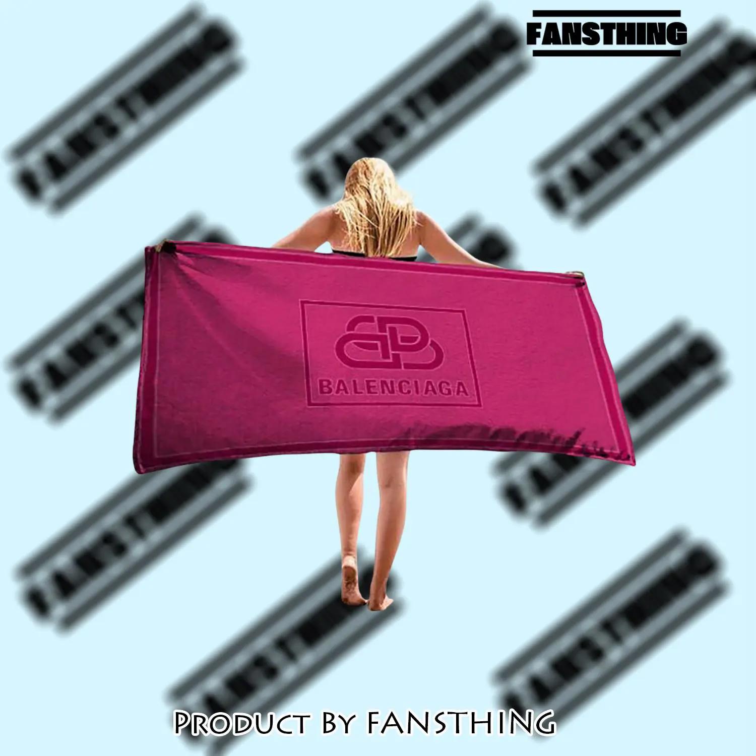 Balenciaga quick drying beach towel hot 2023 item-super absorbent bath towel - fst-bt-423502
