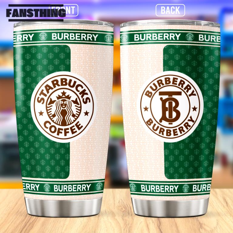 Burberry starbuck stainless steel tumbler 20oz/30oz