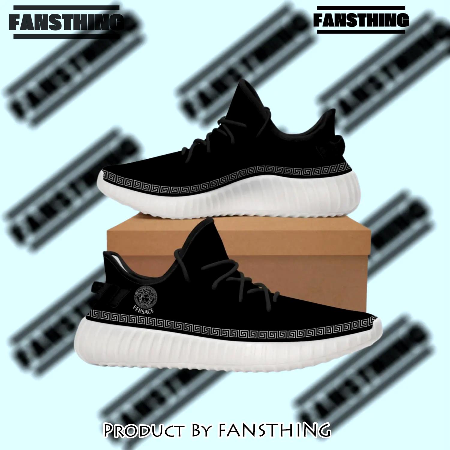 Buy gianni versace black white yeezy boost shoes sport sneakers best for men women 51 yzes - fst-ys-897347