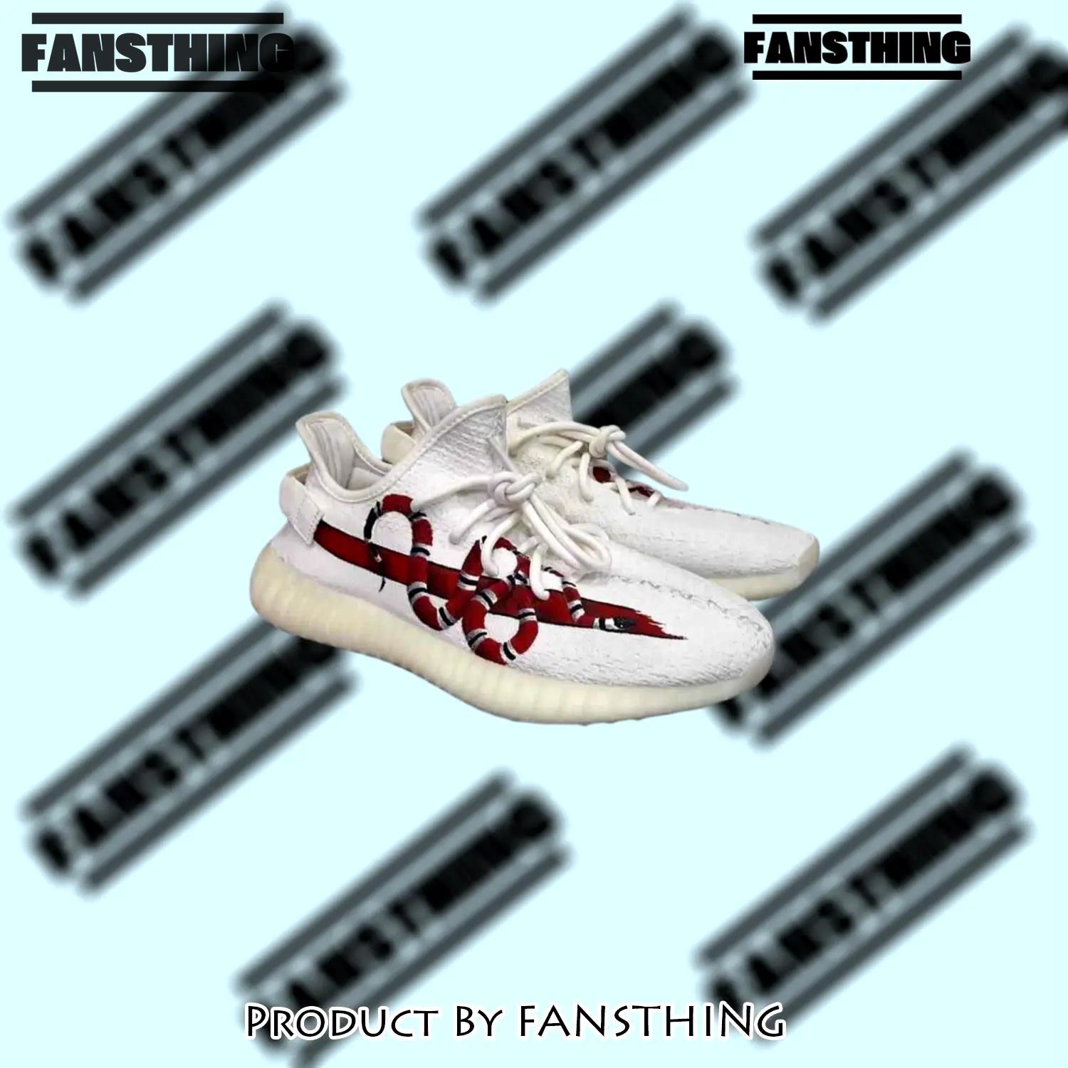 Buy gucci red snake yeezy boost shoes sport sneakers best gifts for men women 138 yzes - fst-ys-415836