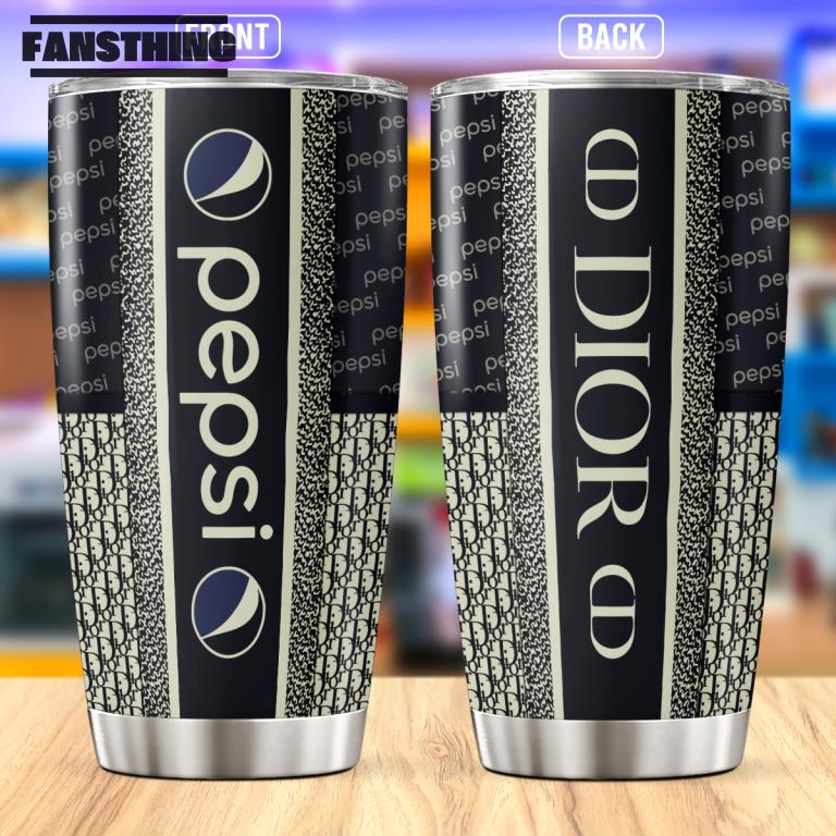 Dior pepsi stainless steel tumbler 20oz/30oz