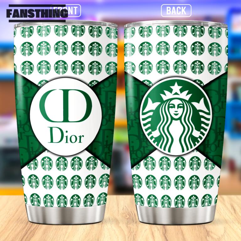 Dior starbuck stainless steel tumbler 20oz/30oz