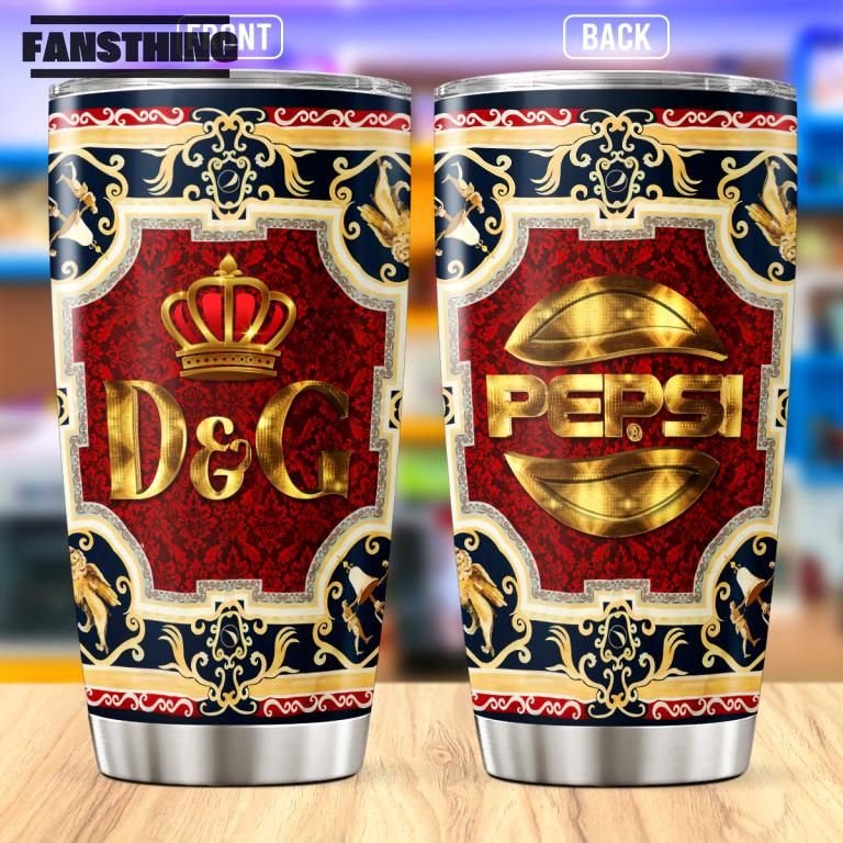 Dolce & gabbana pepsi stainless steel tumbler 20oz/30oz