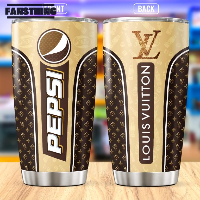 Louis vuitton pepsi stainless steel tumbler 20oz/30oz