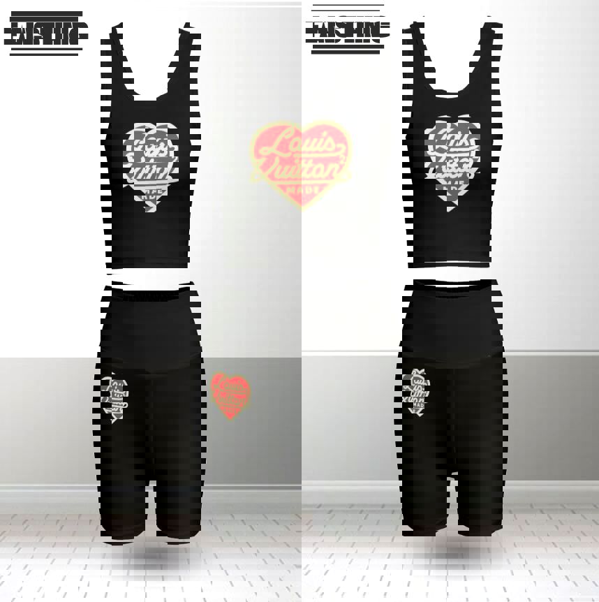 Louis vuitton summer women sport bra yoga set running outfit sby1001