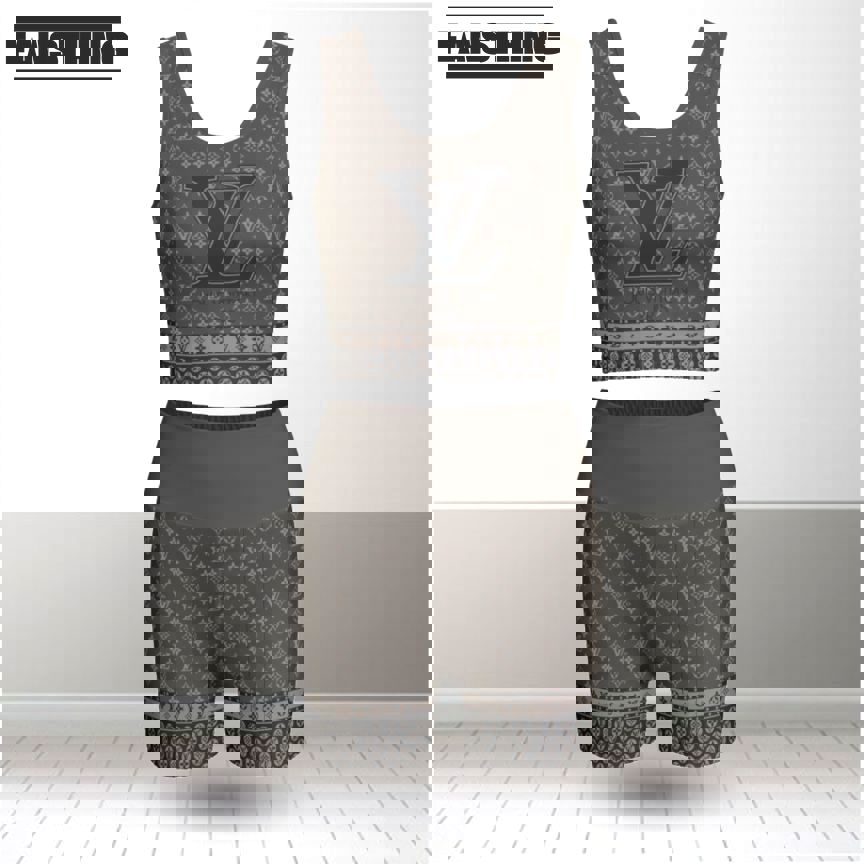 Louis vuitton summer women sport bra yoga set running outfit sby1002