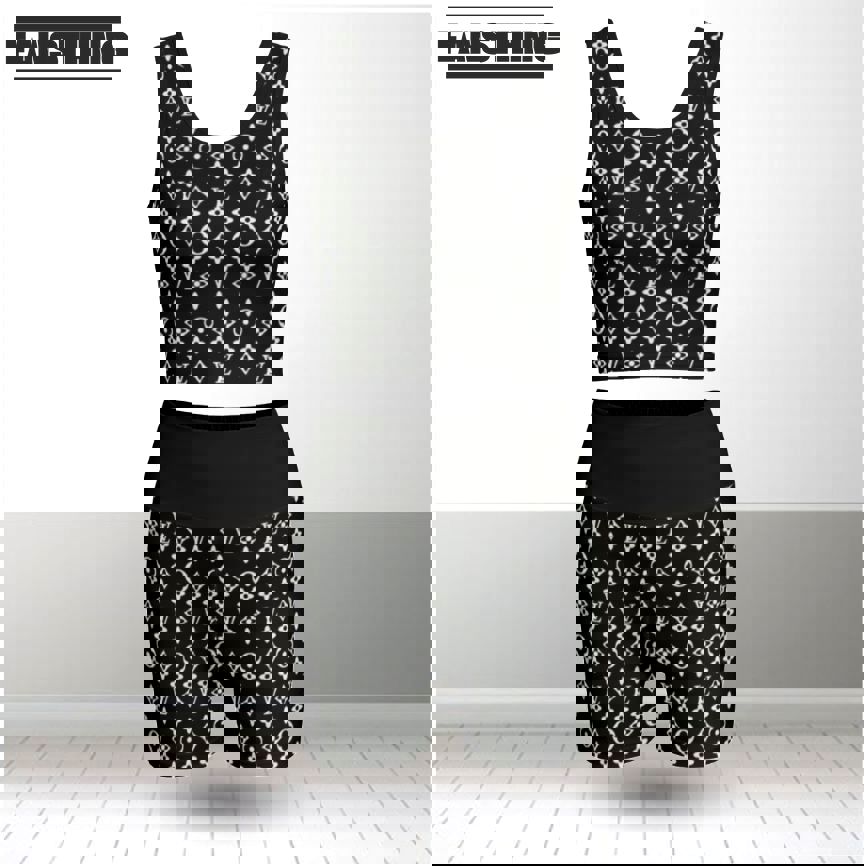 Louis vuitton summer women sport bra yoga set running outfit sby1003