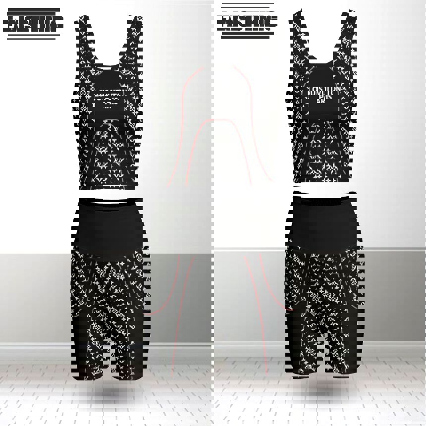 Louis vuitton summer women sport bra yoga set running outfit sby1005