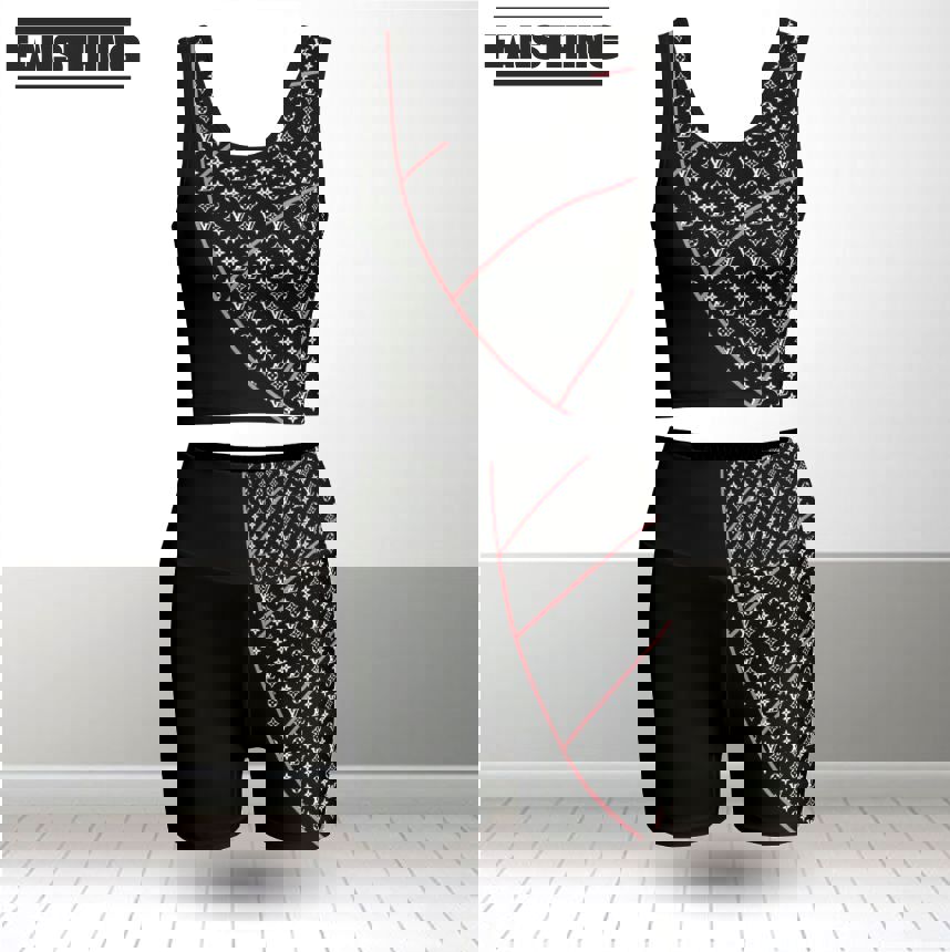 Louis vuitton summer women sport bra yoga set running outfit sby1006