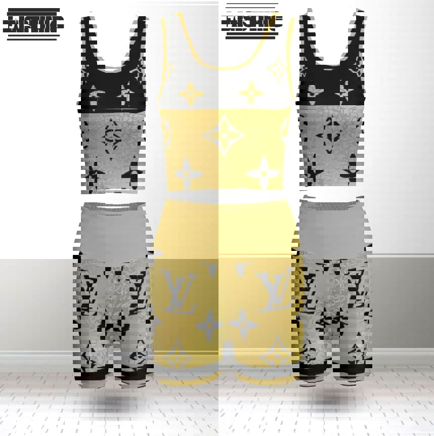 Louis vuitton summer women sport bra yoga set running outfit sby1010