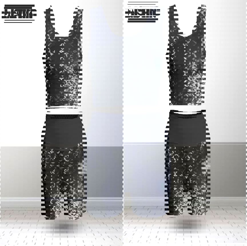 Louis vuitton summer women sport bra yoga set running outfit sby1013