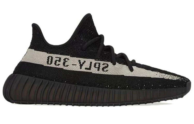 Adidas originals yeezy boost 350 v2 'core black core white core black'  by1604-2022