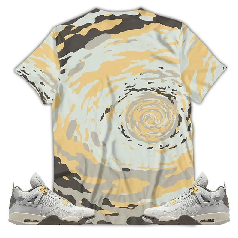 Rick And Drip Unisex Sneaker Shirt Match Retro Craft 4s Tee, Jordan 4 Craft Photon Dust 3D T-Shirt