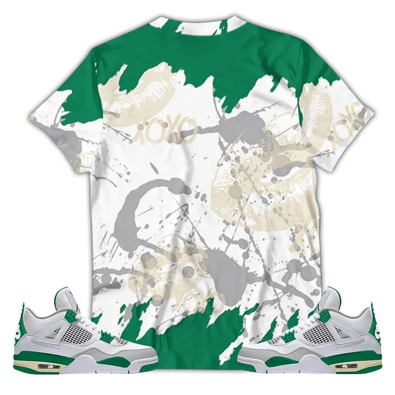 She In Ha Mood Unisex Shirt To Match Sneaker Retro Pine Green 4s Tee, Jordan 4 Pine Green 3D T-Shirt