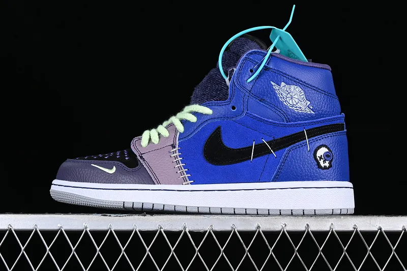 Zion Williamson x Air Jordan 1 High Voodoo Blue Purple Black
