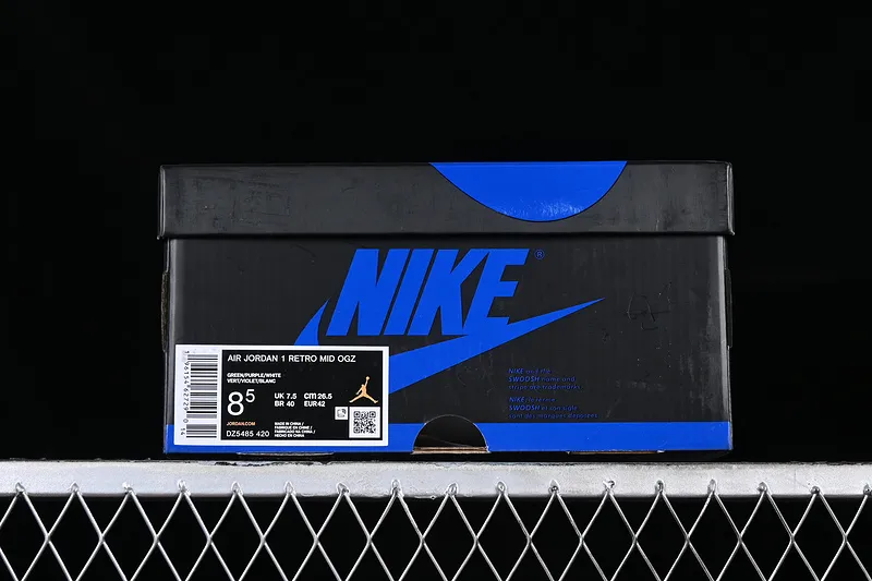 Zion Williamson x Air Jordan 1 High Voodoo Blue Purple Black