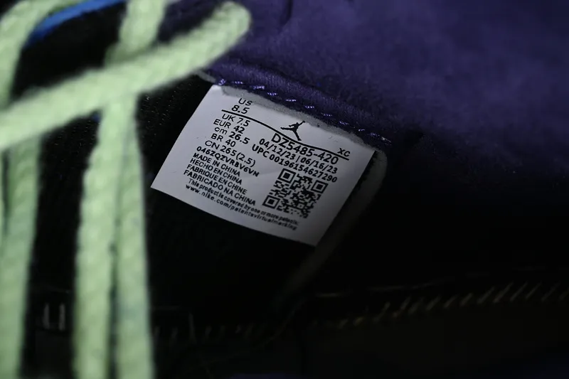 Zion Williamson x Air Jordan 1 High Voodoo Blue Purple Black