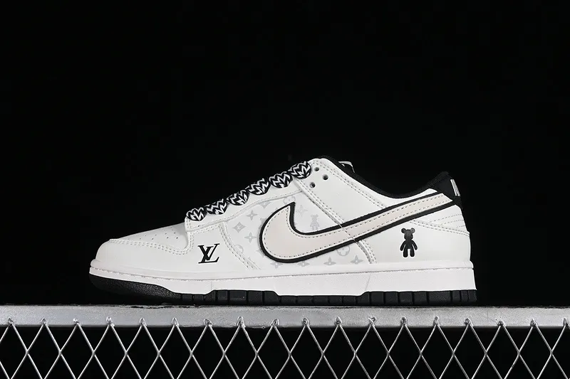 Nike SB Dunk Low LV White Black