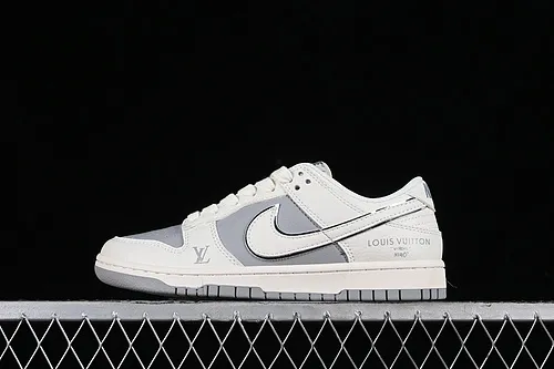 Sb Dunk Low Louis Vuitton Off White/grey/silver