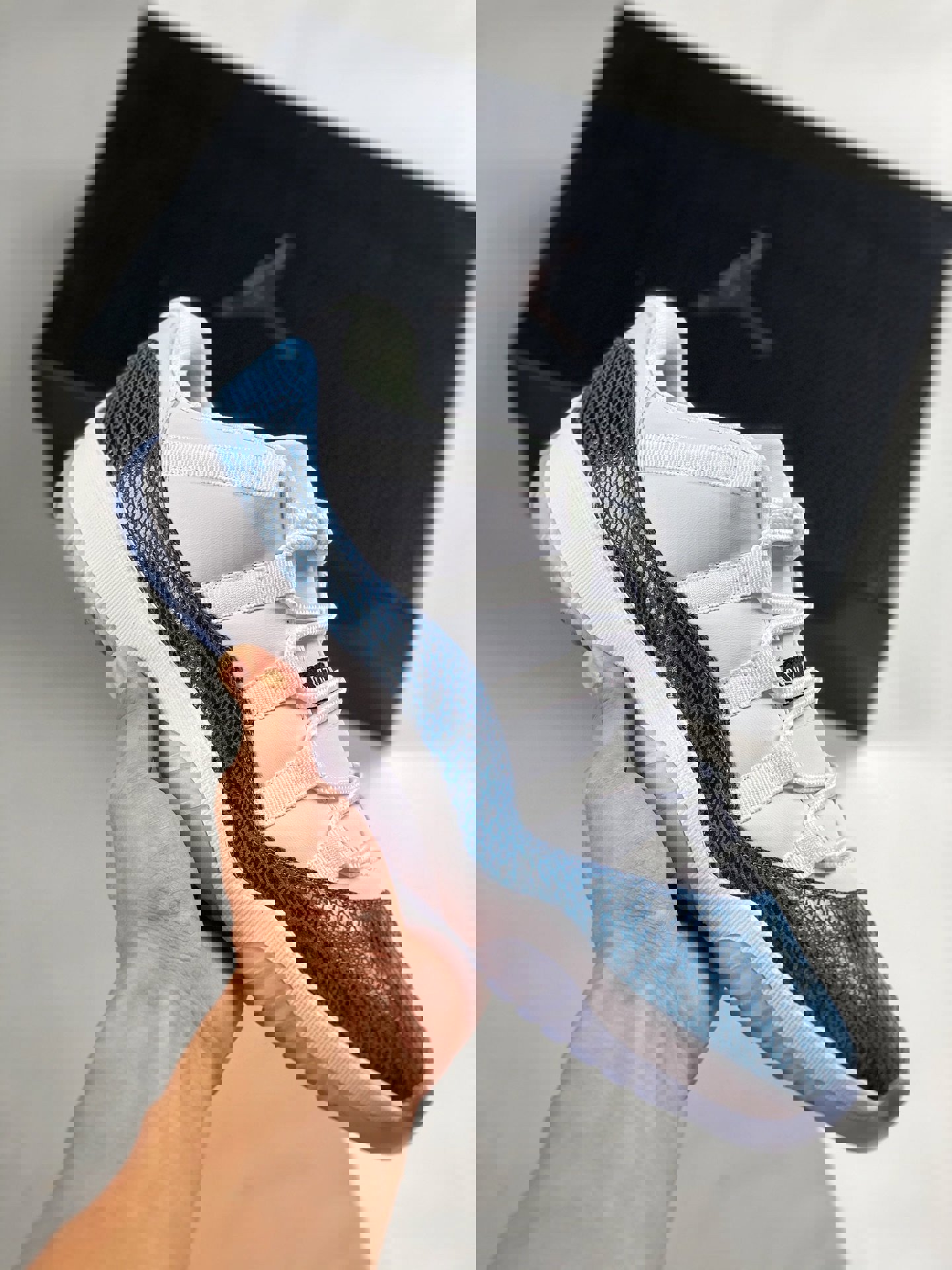 Air jordan 11 low ” navy blue snakeskin” cd6846-102