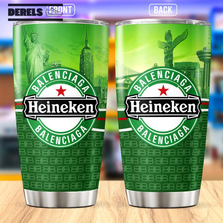 Balenciaga heineken stainless steel tumbler 20oz/30oz