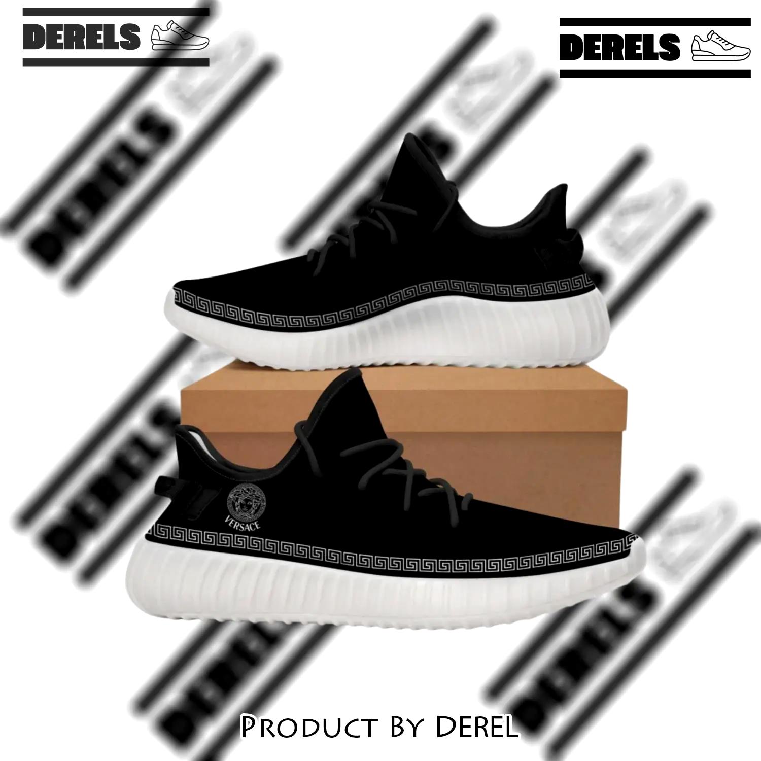 Buy gianni versace black white yeezy boost shoes sport sneakers best for men women 51 yzes - dr-ys-855724