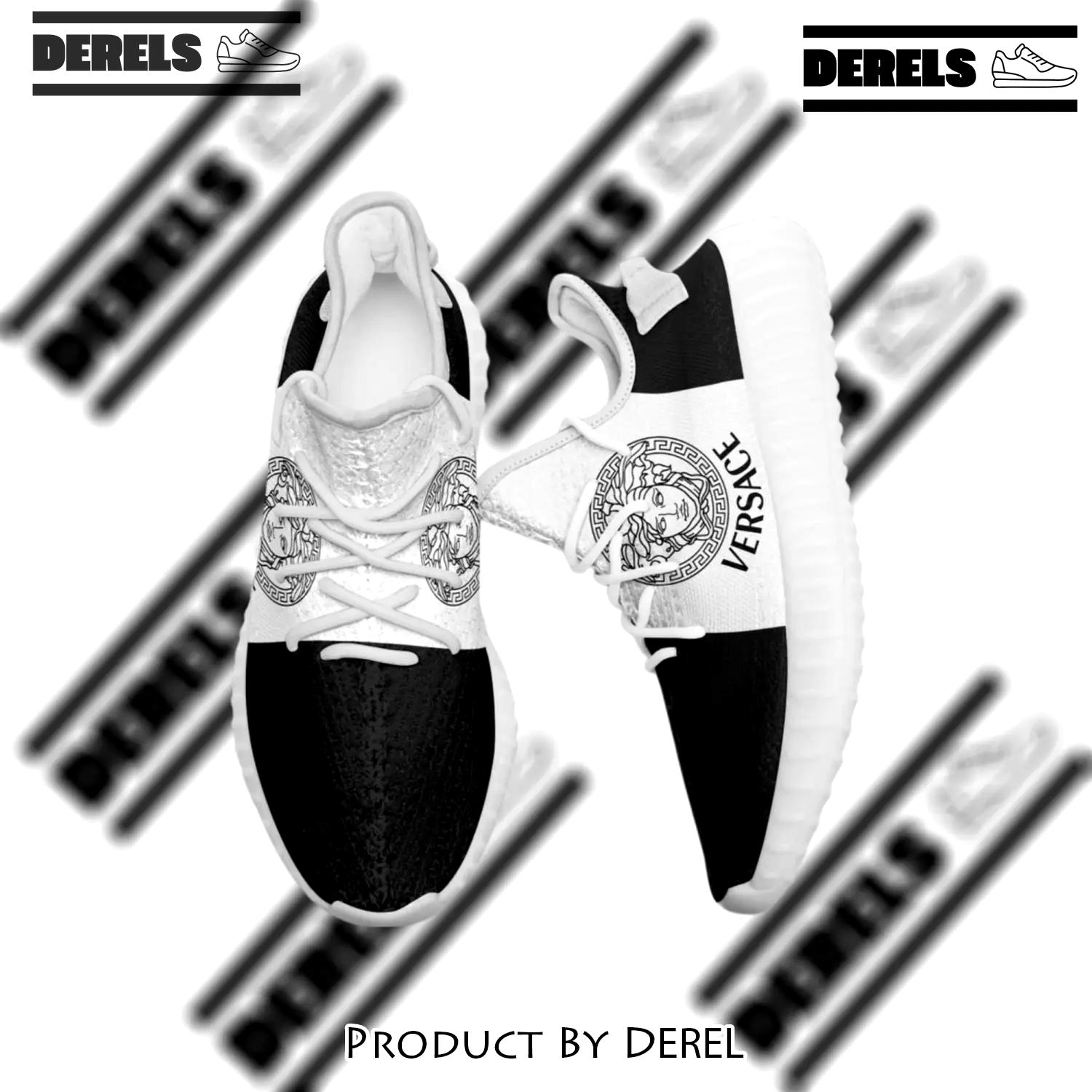 Buy gianni versace black white yeezy boost shoes sport sneakers best for men women 56 yzes - dr-ys-270684